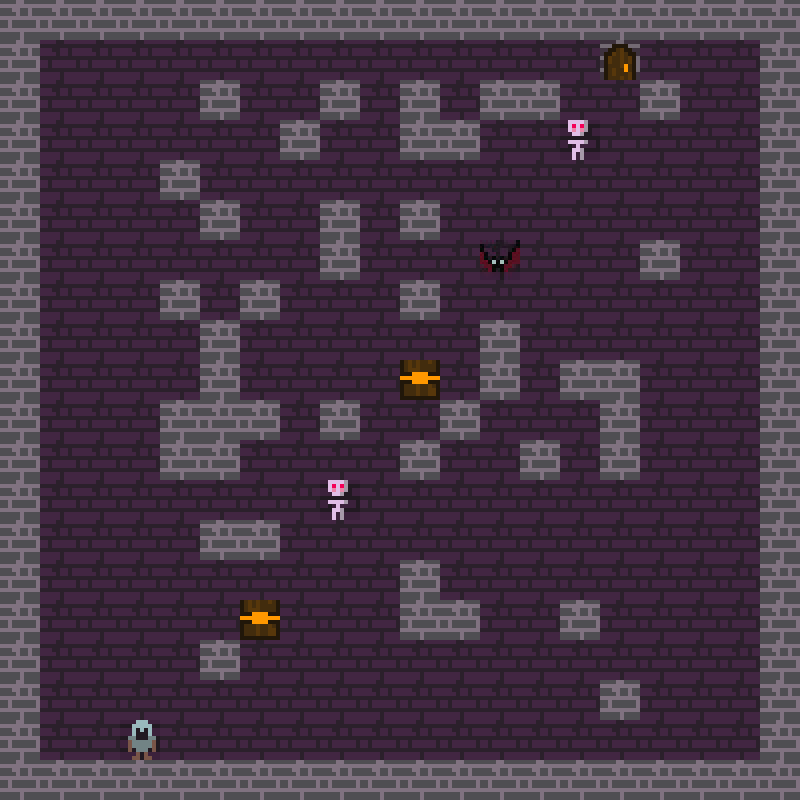 DungeonCrawler preview using the original pixel-art game assets